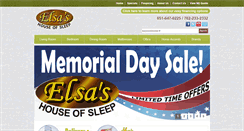 Desktop Screenshot of elsasfurniture.com